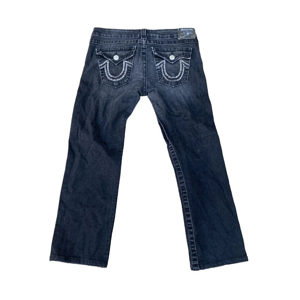 VINTAGE True Religion Jeans Size 32 Gem Stone Billy - Picture 3 of 6